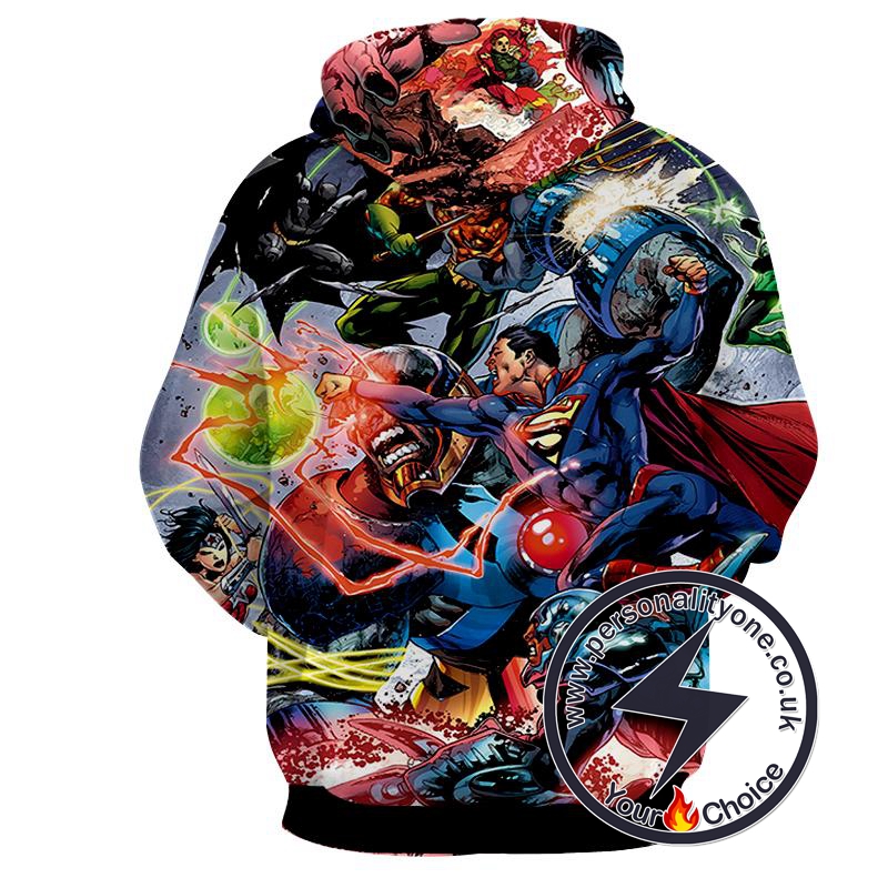 Justice League - Justice League 3D - Justice League Hoodies